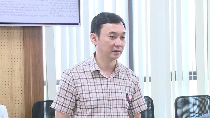 Đại diện Sở Y tế Thanh Hóa phát biểu tại hội thảo.