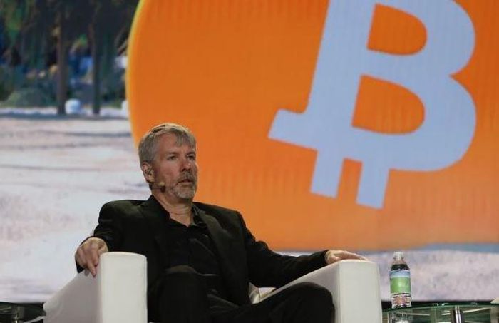 CEO của Strategy, Michael Saylor, phát biểu tại Hội nghị Bitcoin (Nguồn: CNN)