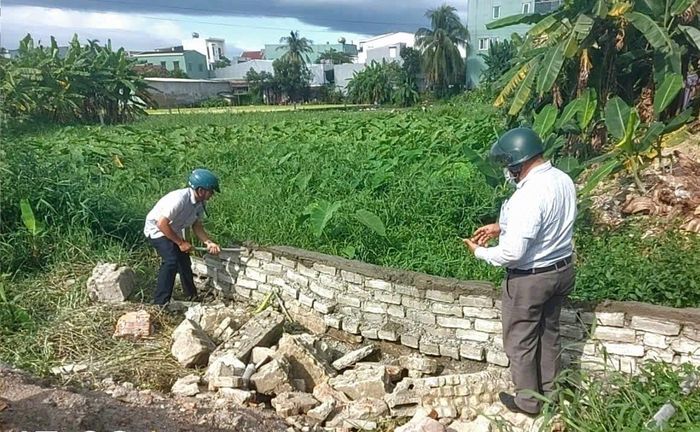Phường Liên Chiểu xử lý công trình xây dựng trái phép trên đất nông nghiệp năm 2026. Ảnh: VĂN BÌNH