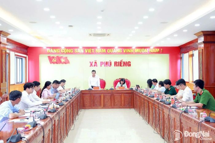 Đồng chí Trần Trung Nhân, Ủy viên Ban Thường vụ, Chủ nhiệm Ủy ban Kiểm tra Thành ủy phát biểu chỉ đạo hội nghị. Ảnh: Vũ Nguyện
