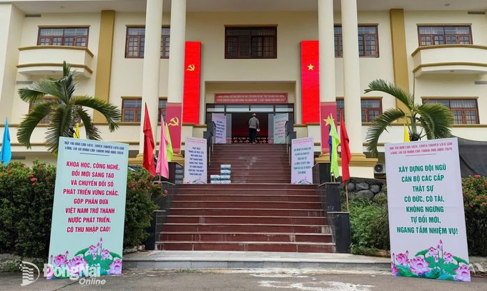 Công tác chuẩn bị cho hội thi đã hoàn tất, sẵn sàng cho ngày thi. Ảnh: ĐVCC