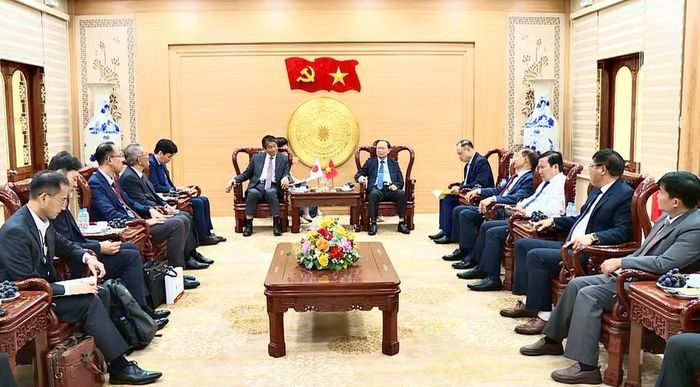  Quang cảnh buổi tiếp. Ảnh: Minh Hoàng 
