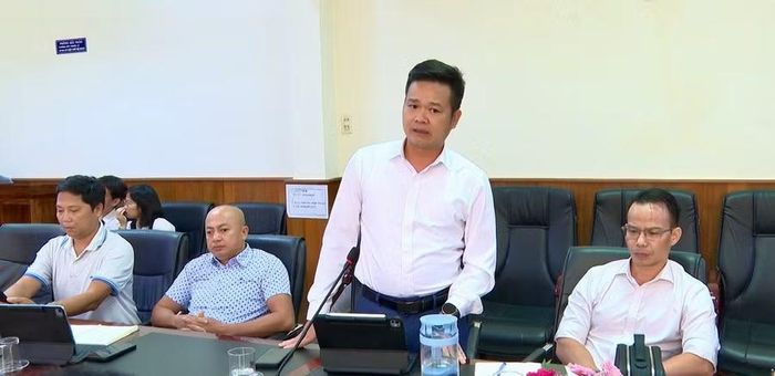 Đại diện doanh nghiệp chăn nuôi tham gia ý kiến tại hội nghị. Ảnh: Bình Dương