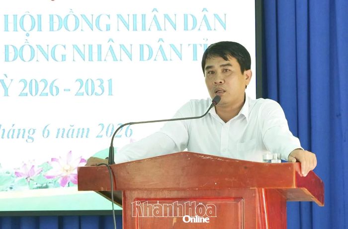 Chủ tịch UBND xã Lâm Sơn giải trình một số nội dung thuộc thẩm quyền.