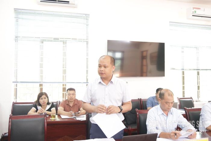 Lãnh đạo xã Tri Lễ kiến nghị một số nội dung tại buổi kiểm tra