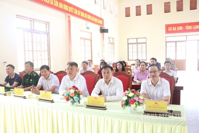 Đại biểu xã Ba Sơn tham gia buổi sinh hoạt chuyên đề