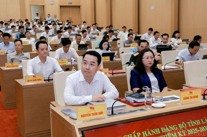 Các đại biểu dự hội nghị.