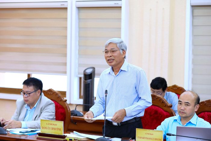 Lãnh đạo Đảng ủy UBND tỉnh Lâm Đồng báo cáo về việc theo dõi, đôn đốc việc khắc phục các nội dung theo thẩm quyền