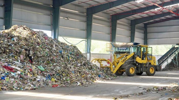 Nhà máy xử lý rác thải sinh hoạt huyện Quảng Trạch và thị xã Ba Đồn - Ảnh: H.N
