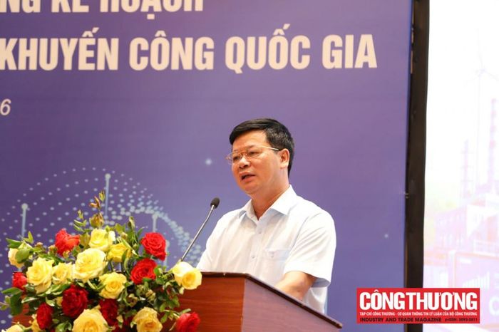 Ông Nguyễn Việt Dũng - Phó Giám đốc Sở Công Thương tỉnh Phú Thọ phát biểu tại hội thảo