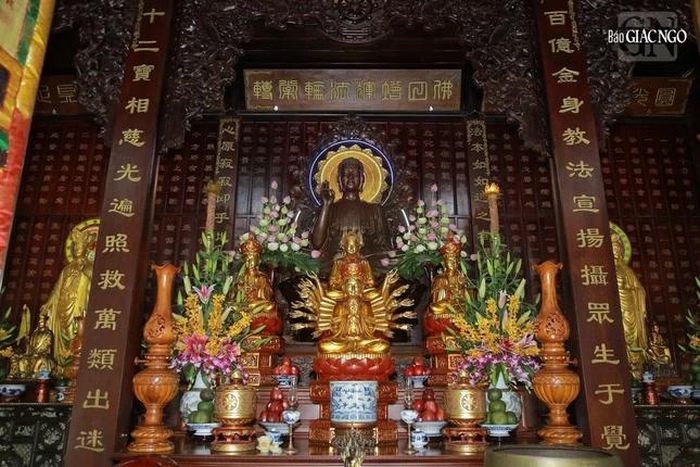 Chánh điện chùa Kim Tiên hiện nay