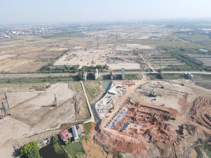 Quang cảnh dự án sân bay Gia Bình (ảnh chụp tháng 1/2026).