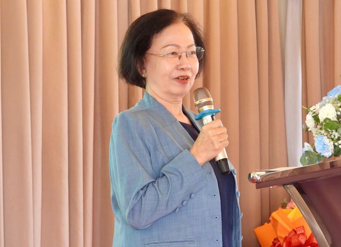 Bà Nguyễn Thị Khánh, Phó Chủ tịch Hiệp hội Du lịch Việt Nam, Chủ tịch Hiệp hội Du lịch TP.HCM.