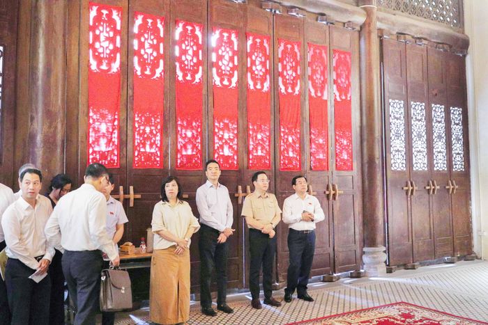 Đoàn công tác khảo sát thực tế tại một số di tích lịch sử văn hóa kiến trúc, nghệ thuật quốc gia tại TP. Hà Nội