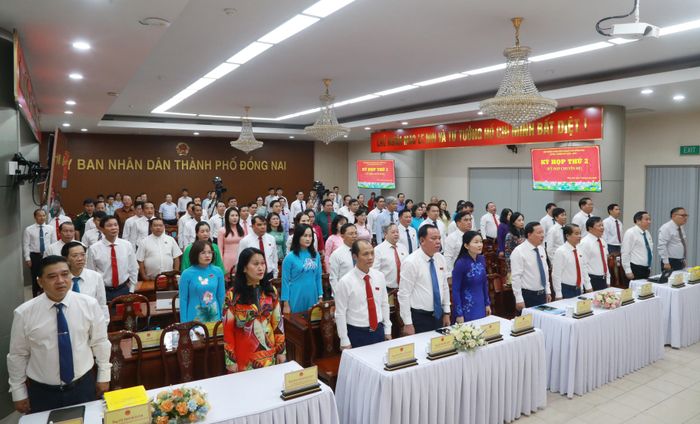 HĐND TP. Đồng Nai khóa I tổ chức Kỳ họp thứ 2 để xem xét, thông qua nhiều nội dung quan trọng. Ảnh: Văn Dũng