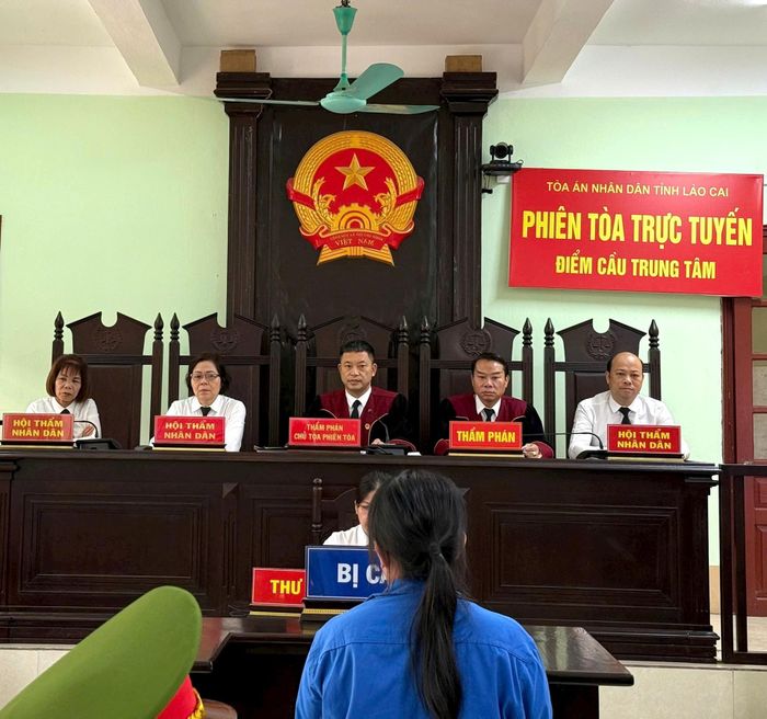 HDXX phiên tòa lưu động trực tuyến rút kinh nghiệm TAND tỉnh Lào Cai.