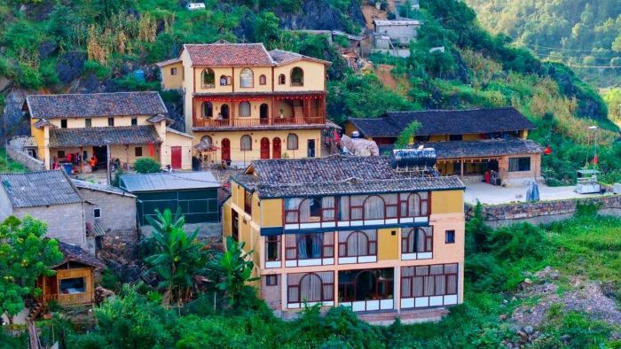 Cơ sở kinh doanh homestay tại thôn Lô Lô Chải.