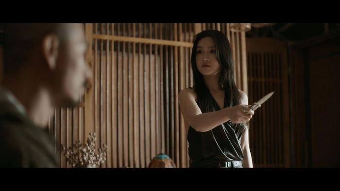 Diễn viên Cù Thị Trà trong phim “Lửa trắng”