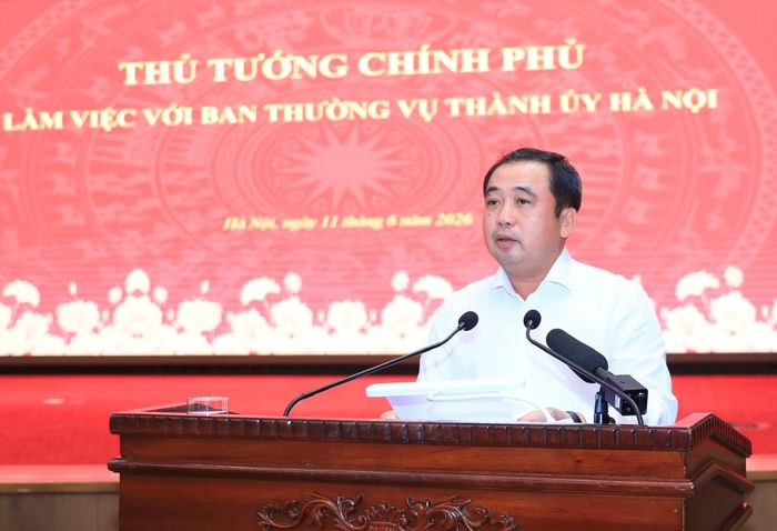 Bí thư Thành ủy Hà Nội Trần Đức Thắng nói về mục tiêu phát triển 2 con số.