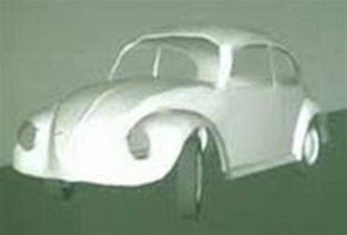 Mô hình chiếc xe con bọ Volkswagen vẽ theo kỹ thuật Phong Shading.