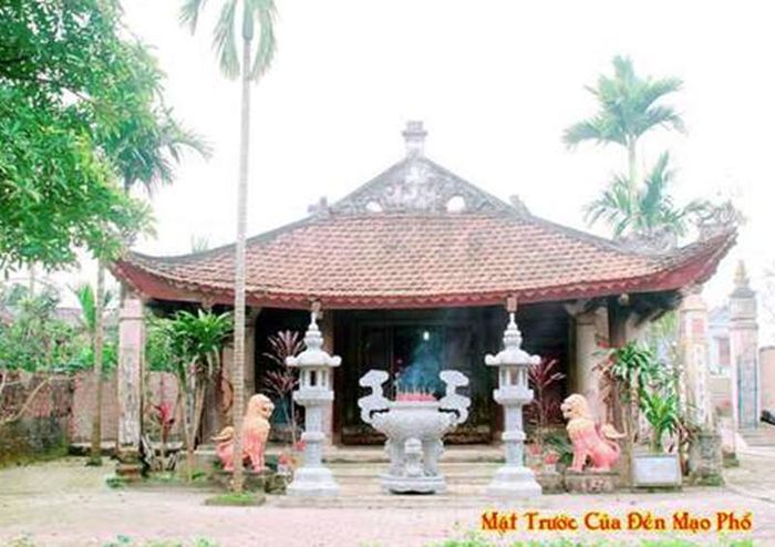 Cụm di tích đình/đền Mạo Phổ (Phú Thọ). Ảnh sưu tầm.