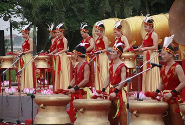Trống đồng Đông Sơn. hình ảnh chỉ mang tính chất minh họa. Ảnh sưu tầm.