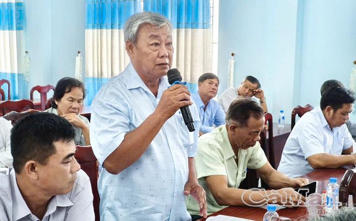  Cử tri xã Vĩnh Mỹ nêu ý kiến, kiến nghị về hạ tầng giao thông và các vấn đề dân sinh.