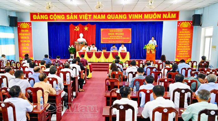Tổ đại biểu HĐND tỉnh số 16 tiếp xúc cử tri xã Vĩnh Mỹ trước kỳ họp thường lệ giữa năm 2026.