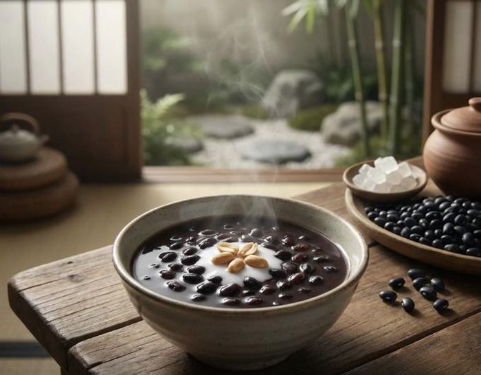 Chè đậu đen đơn giản nhưng để nấu ngon phải nắm được bí quyết. Ảnh minh họa bằng AI.