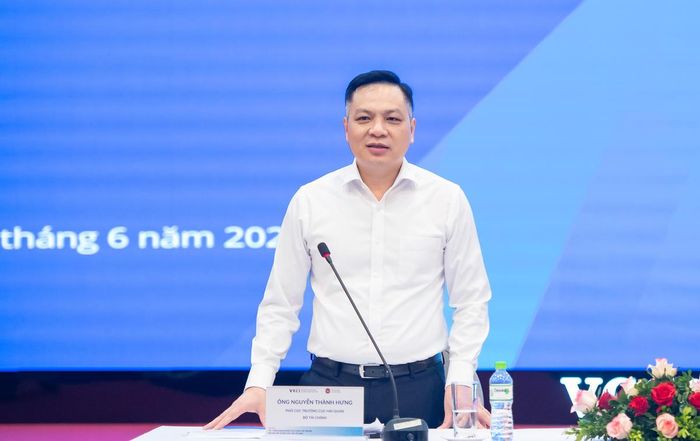 Ông Nguyễn Thành Hưng, Phó Cục trưởng Cục Hải quan phát biểu tại hội nghị. Ảnh: VCCI