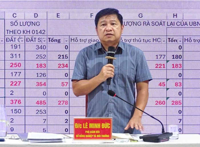 Ông Lê Minh Đức phát biểu kết luận Hội nghị.