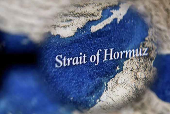 Bản đồ eo biển Hormuz. (Ảnh: Reuters)