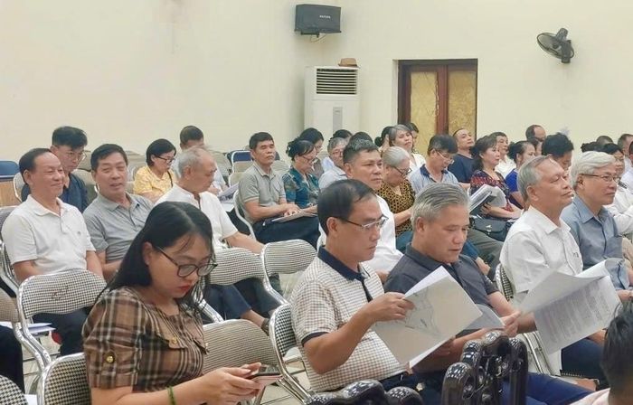 Đại diện 39 tổ dân phố trên địa bàn phường tham dự hội nghị.