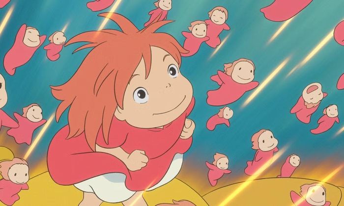 Tiên cá Ponyo đáng yêu, lém lỉnh.