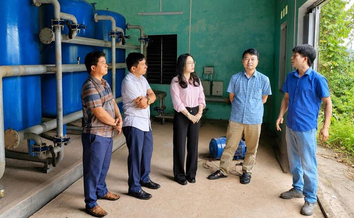 Đoàn giám sát HĐND tỉnh Lạng Sơn kiểm tra công trình cấp nước sạch tại xã Điềm He