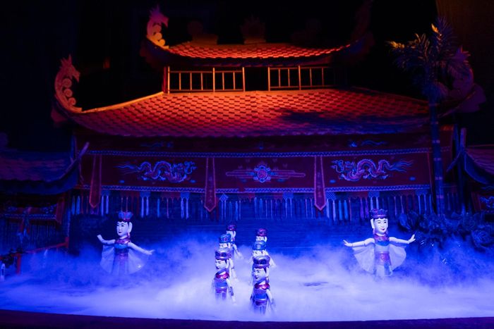  Di sản múa rối nước tại Nhà hát Rồng Vàng (phường Sài Gòn). Ảnh: Linh Huỳnh. 