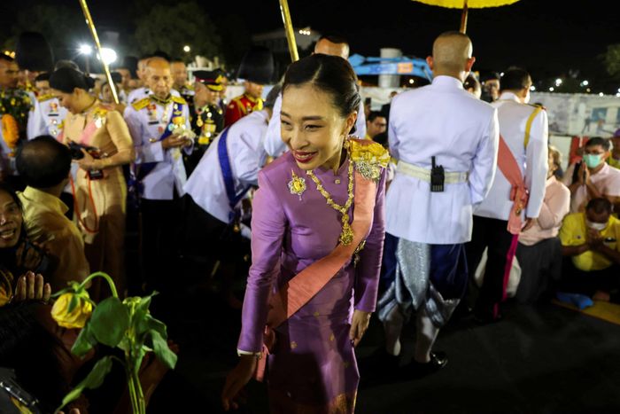 Công chúa Bajrakitiyabha tham dự một nghi lễ tại Hoàng cung ở Bangkok năm 2020.