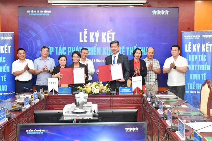Lễ kí kết mở ra cơ hội phát triển cho thể thao Việt Nam