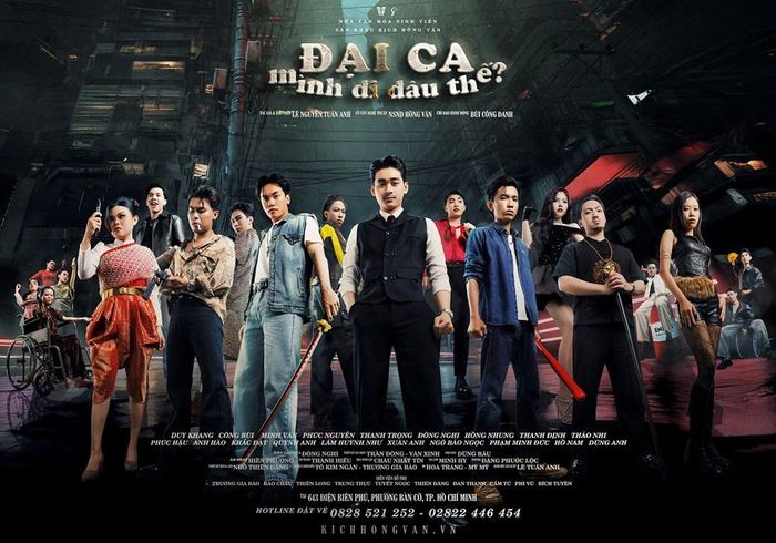 Poster "Đại ca mình đi đâu thế?"