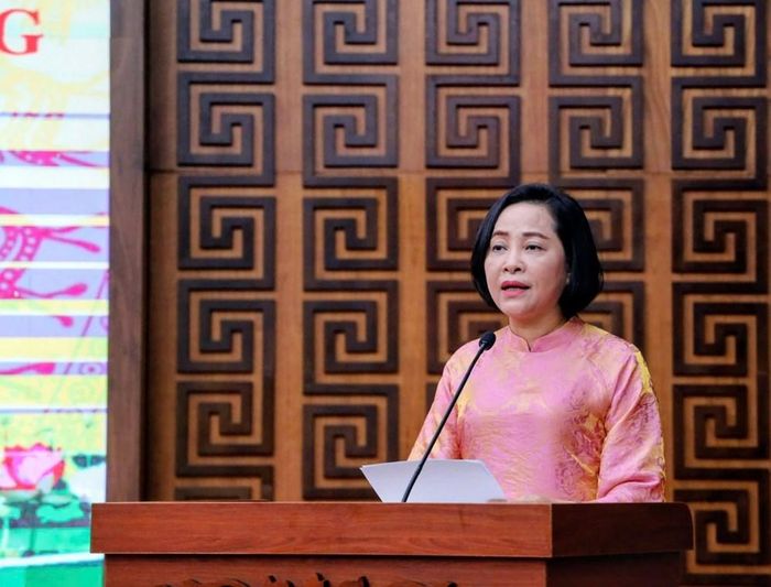 Phó Chủ tịch Quốc hội Nguyễn Thị Thanh phát biểu tại chương trình