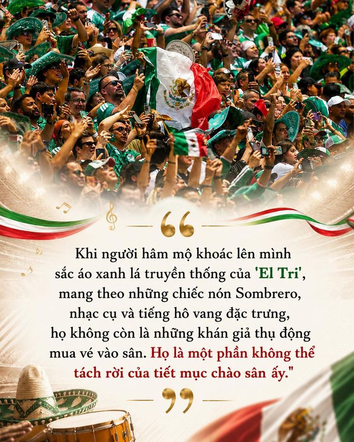 Người hâm mộ Mexico cổ vũ trước trận đấu bóng đá thuộc bảng A World Cup giữa Mexico và Nam Phi. Ảnh: AP