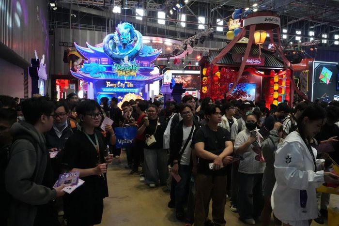 Sự kiện Ngày hội Game Việt Nam 2026 thu hút đông đảo người tham gia. Ảnh: Hữu Duyên - TTXVN