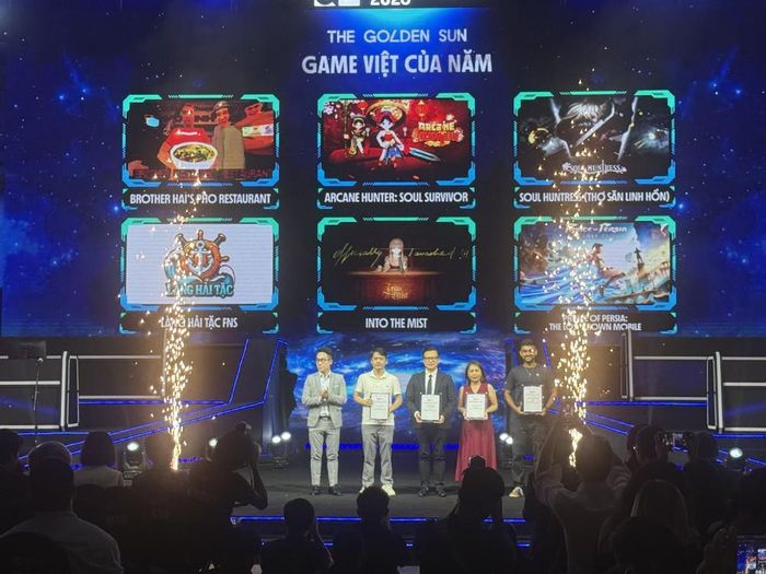 Lễ vinh danh giải thưởng Game Việt Nam 2026. Ảnh: Hữu Duyên – TTXVN