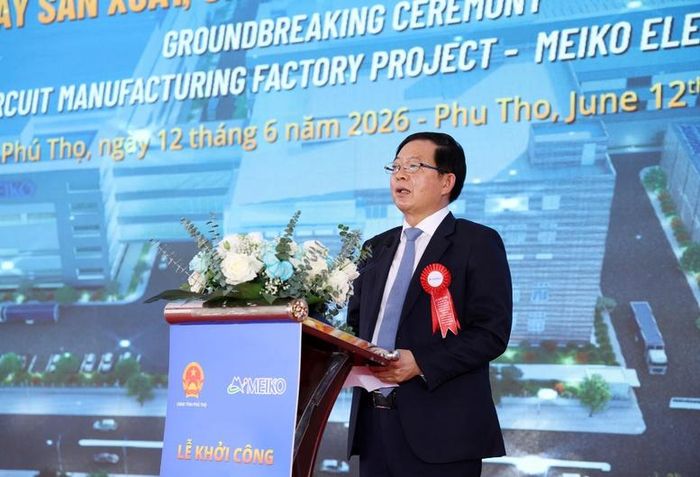 Phó Thủ tướng đánh giá cao Tập đoàn Meiko đã tiếp tục tin tưởng mở rộng đầu tư tại Việt Nam, trong đó có tỉnh Phú Thọ - Ảnh: VGP/Gia Huy