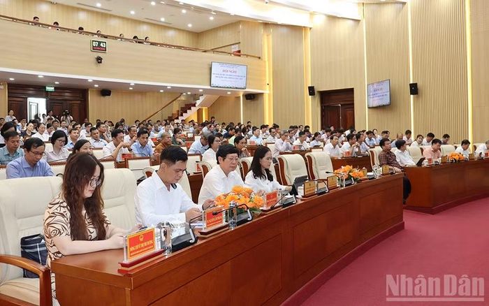 Các đại biểu tham dự hội nghị tập huấn.
