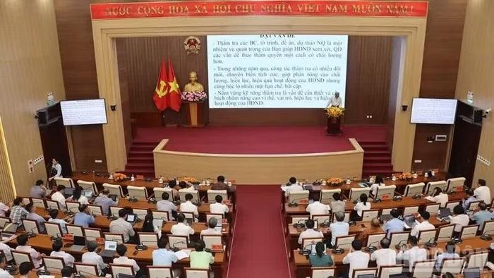 Quang cảnh hội nghị tập huấn.