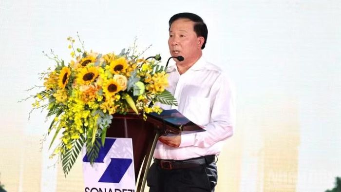 Phó Bí thư Thành ủy, Chủ tịch Ủy ban nhân dân thành phố Đồng Nai Nguyễn Văn Út phát biểu tại buổi lễ.