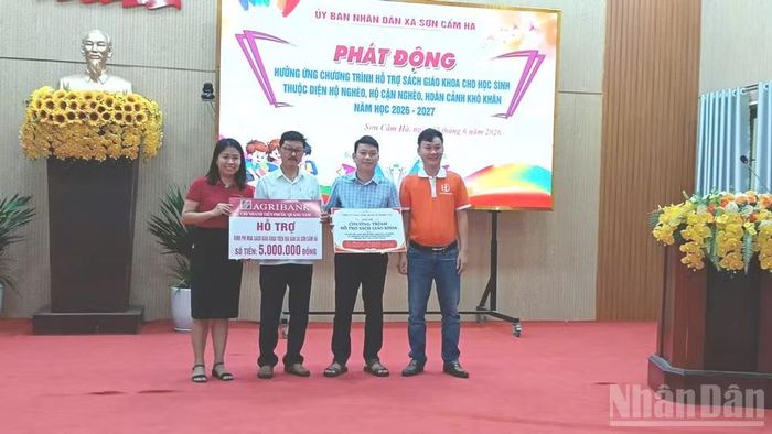 Các tổ chức ủng hộ chương trình tại buổi phát động.
