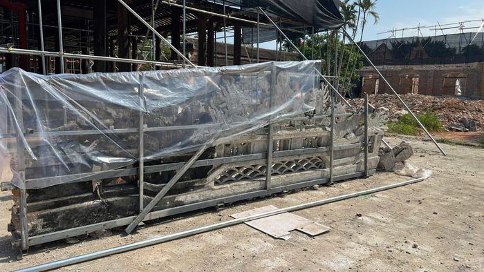 Bảo tồn các cấu kiện sau hạ giải.