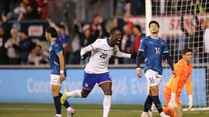 Balogun từng ghi bàn ấn định chiến thắng 2-1 cho Mỹ trước Paraguay hồi tháng 11-2025 (Ảnh: U.S. Soccer)